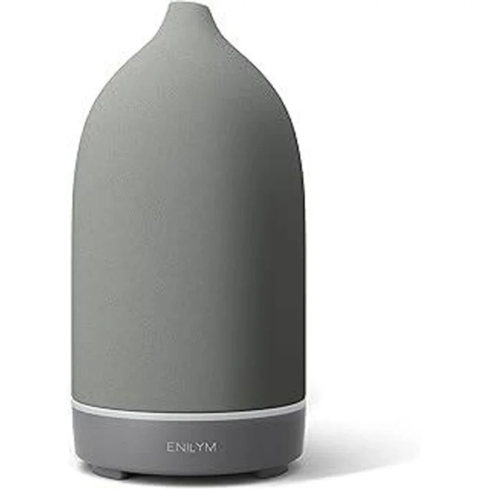Wanlola Aroma Ultrasonic Stone Diffuser Grey Essential Oil Ceramic‎ Mist Maker